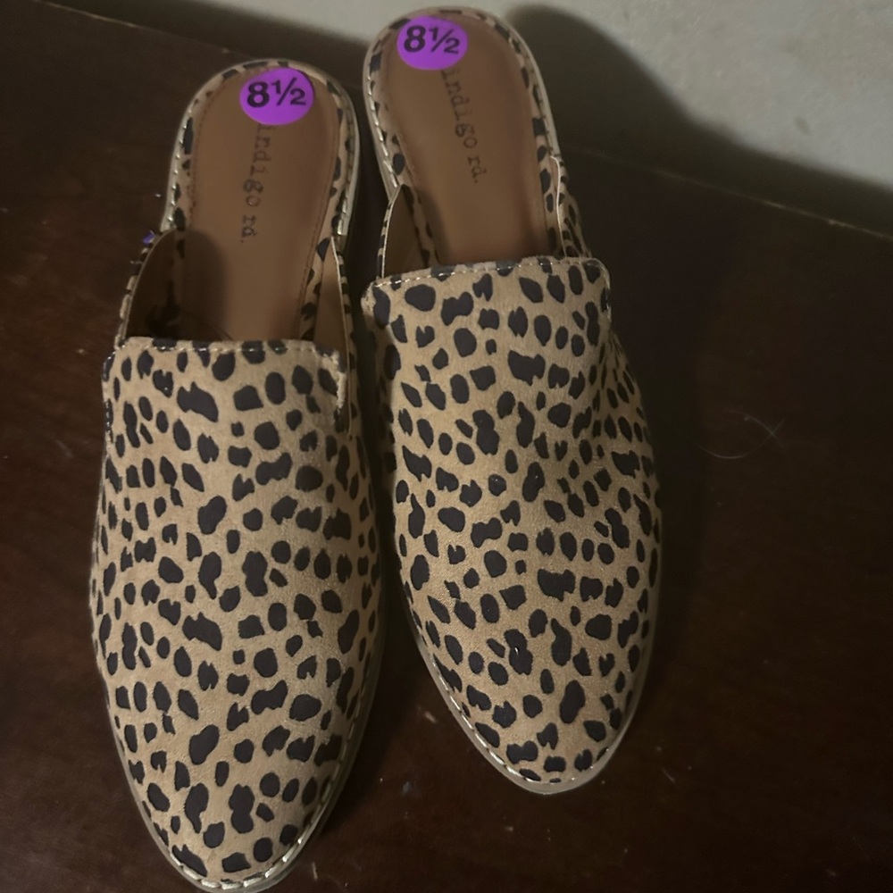 Leopard Slip Ons